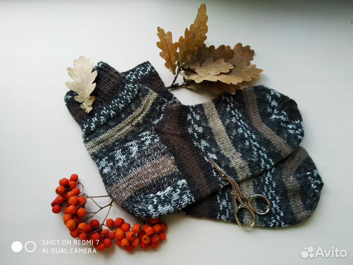 Вязаные носки