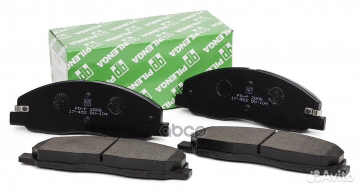 Колодки тормозные дисковые перед, прав, лев