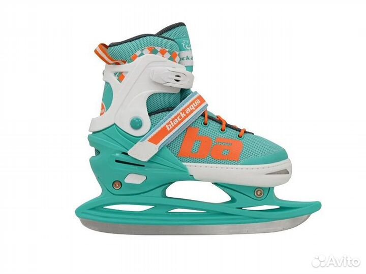 Коньки для фитнеса BlackAqua AS-408 (р.31-34, мятн