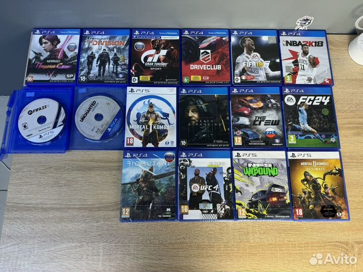 Игры для ps4 / ps5 диски