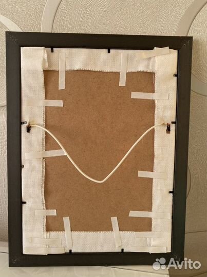 Картина вышитая крестом “Единорог»