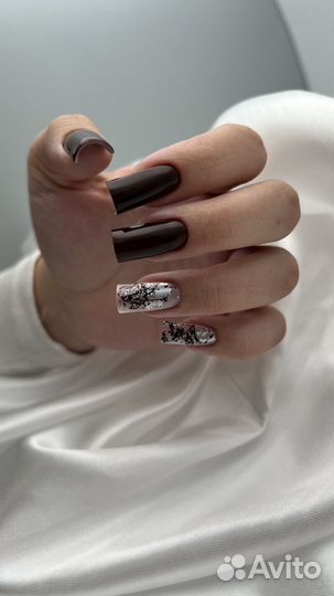Маникюр с покрытием
