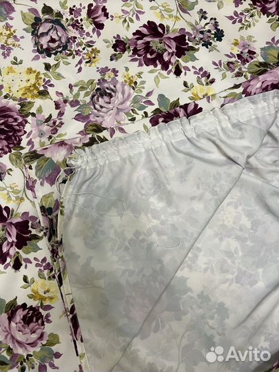 Штора и тюль комплектом