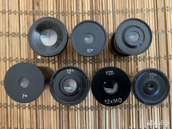 Окуляры, стекла для микроскопа