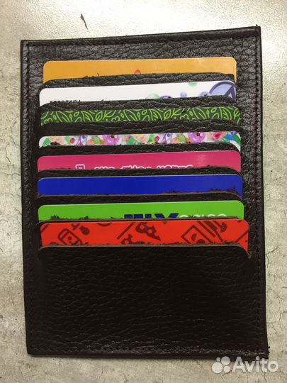 Картхолдер для автодокументов натуральная кожа