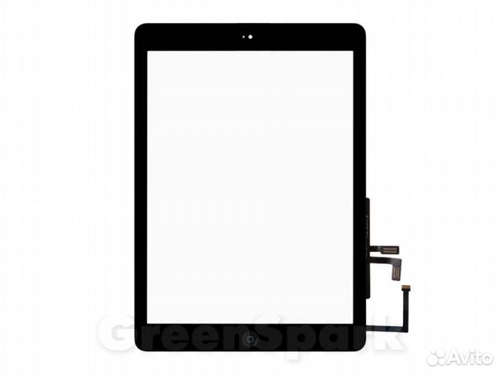 Тачскрин для iPad Air A1474,A1475 + кнопка home ч