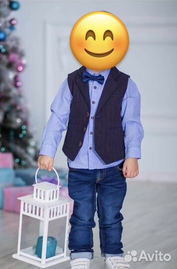Жилет и рубашка Next, 2-3 года