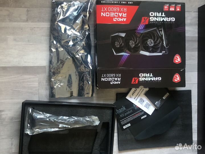 Видеокарта MSI Radeon RX 6800 XT gaming Z trio 16G