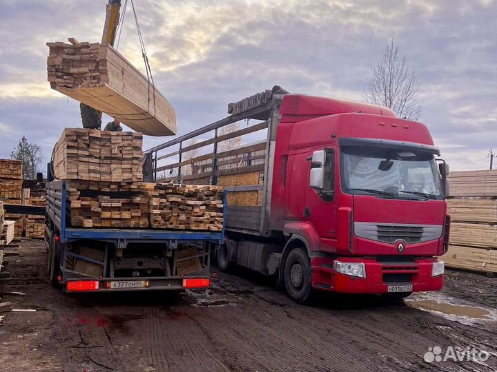 Доска дюймовая обрезная, сорт 2, т/у