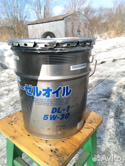 Масло моторное Toyota Diesel Oil DL-1, 5W-30, 20 л