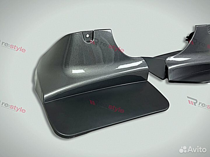 Брызговики Prado 120 Темный металл