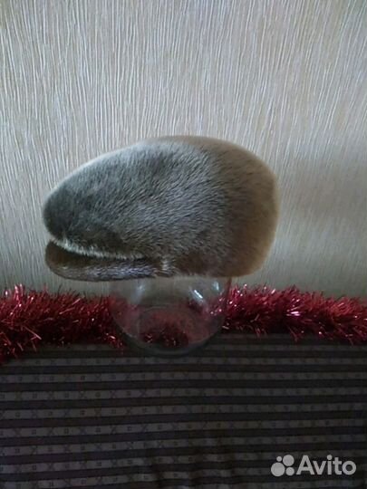 Меховая мужская кепка