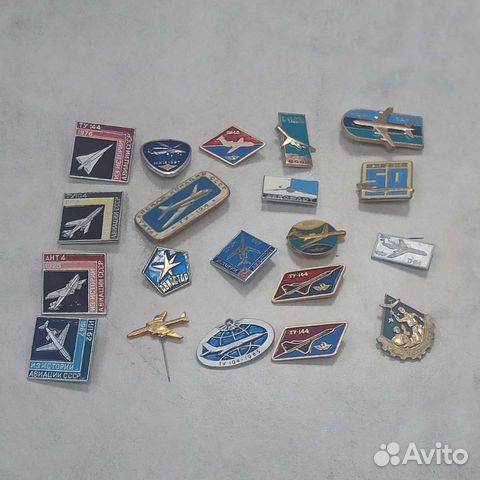 Значки Авиация Самолёты Вертолёт Одним Лотом