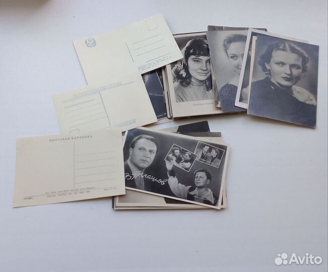 Фото открытка артисты ссср.Клара Лучко и др