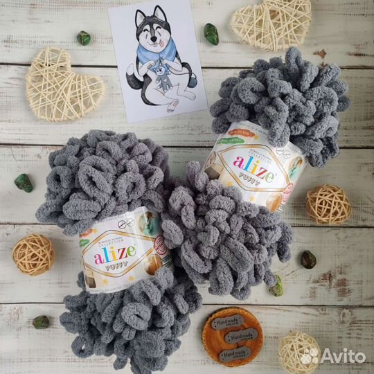 Пряжа Ализе Пуффи Alize puffy 