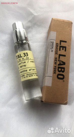 Туалетная вода LE labosantal 33 10 мл пробник