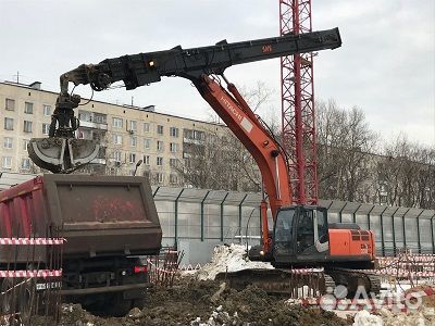 Аренда телескопического грейфера Hitachi 225