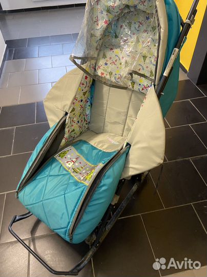 Коляска санки