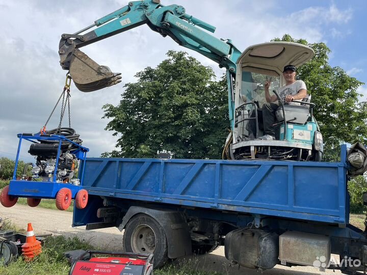Прокол грунта под дорогой, горизонтально направлен