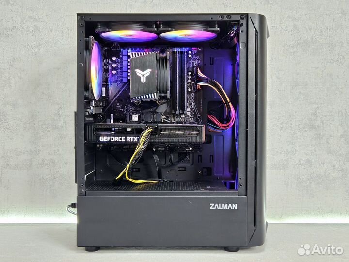 Игровой пк RTX 3060, Ryzen 5600G, DDR4, NVMe