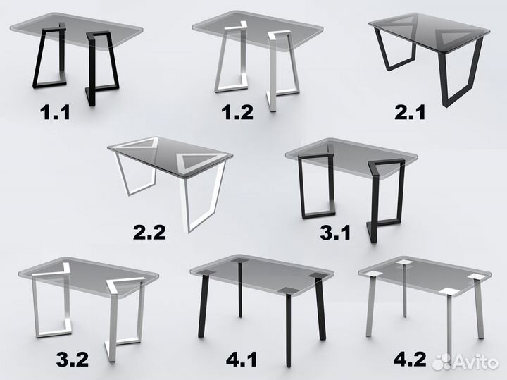 Стол кухонный thetable 120x80 см 3.8/4.1 hush S