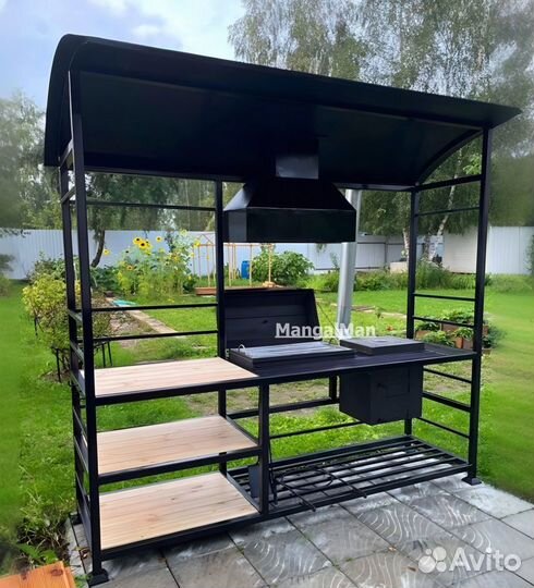 Мангал с крышей\Быстрая доставка