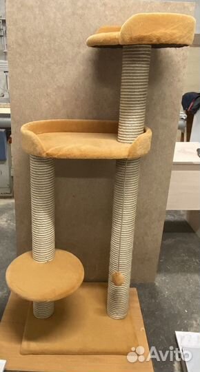 Домики, коплексы, когтеточки для кошек, выс.1,5 м