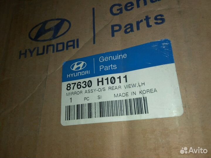 Хёндэ таракан Зеркало левое