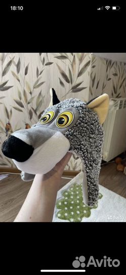 Шапка волка карнавальная