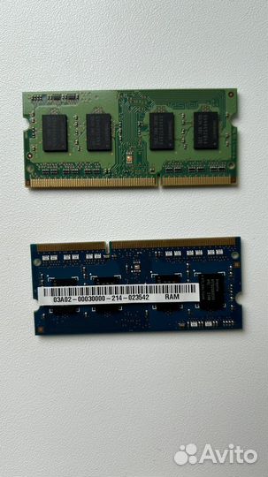 Оперативная память ddr3 для ноутбука 4gb