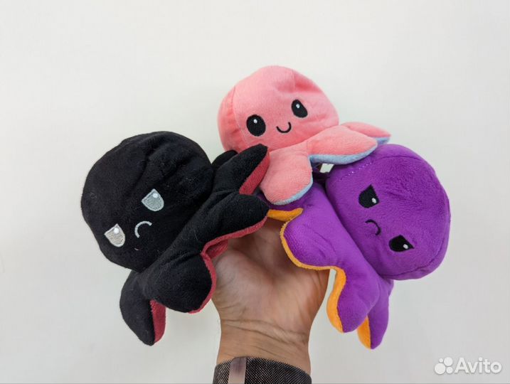 Мягкая игрушка Осьминог перевертыш