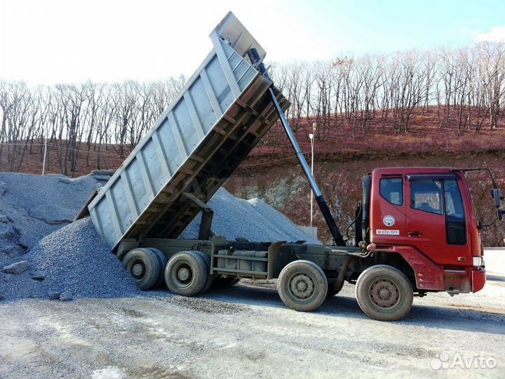 Щебень \ Песок \ Земля гранитный от трех кубов