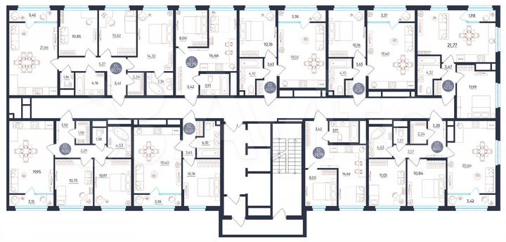 1-к. квартира, 29,8 м², 17/25 эт.