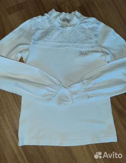 Блузки школьные 122 128 пакетом