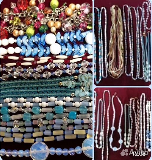 Янтарь бусы, сатиновые бусы,броши СССР много