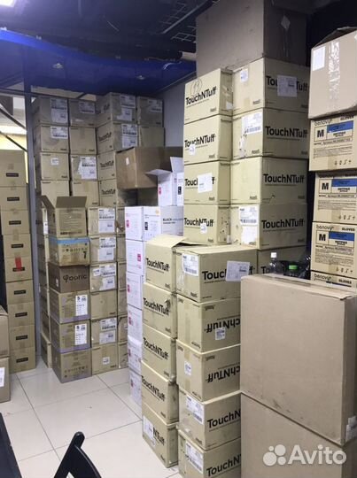 Перчатки нитриловые с ру