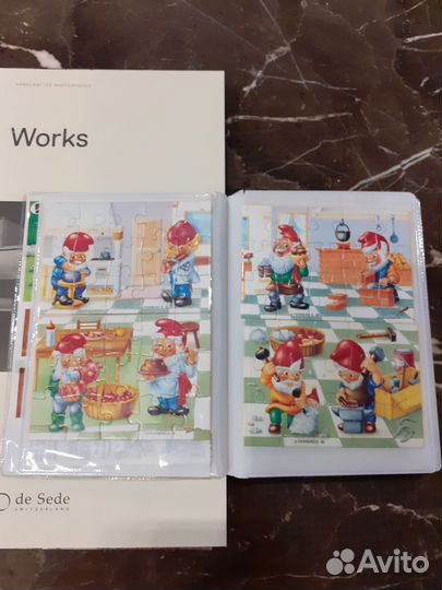 Пазлы из киндер сюрприза 90-х с вкладышем