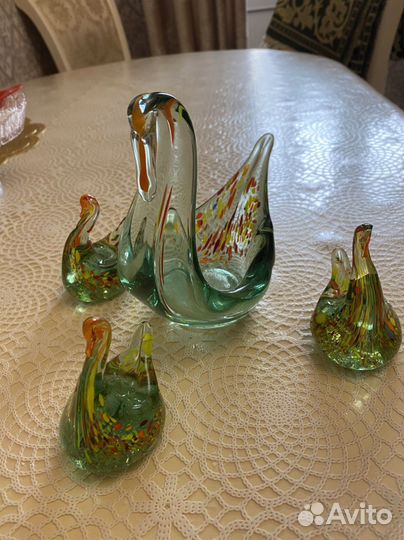 Винтажная пепельница «лебеди» СССР