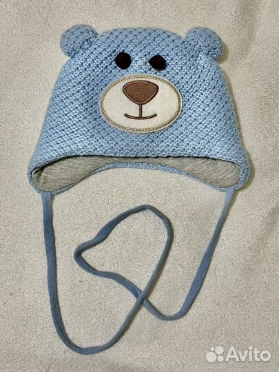 Шапочка теплая для новорожденного