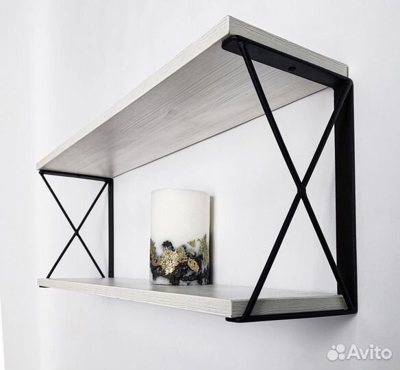 Полка в стиле лофт