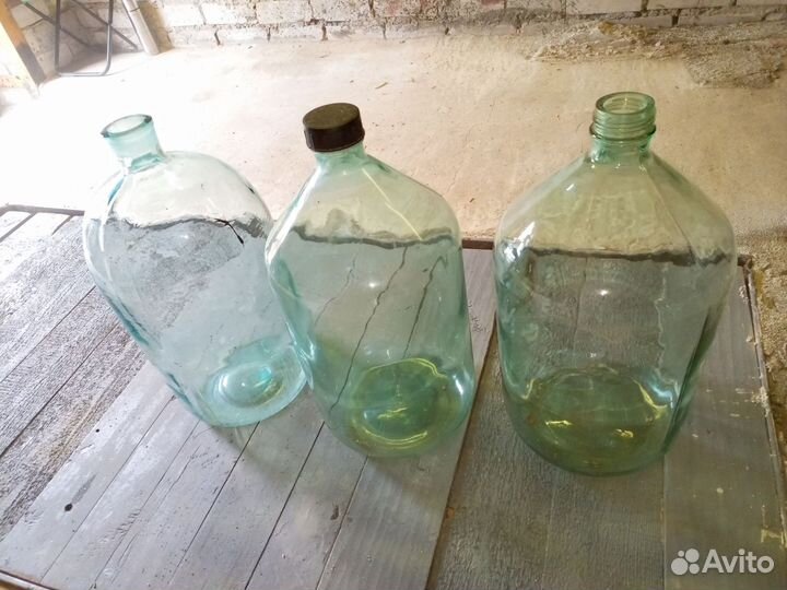 Бутыль стеклянная 20 литров