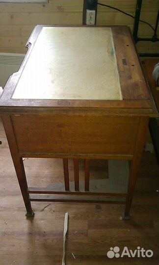 Старинный трюмо трельяж, дуб. Антиквариат