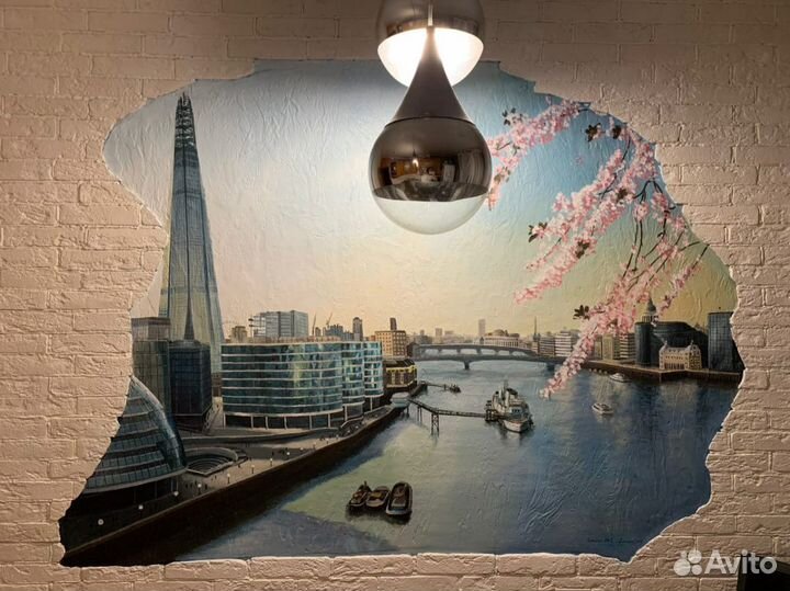 Роспись стен, граффити, 3d-рисунки, стрит-арт