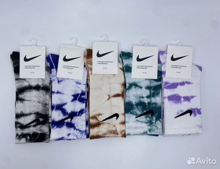 Носки Nike тай дай
