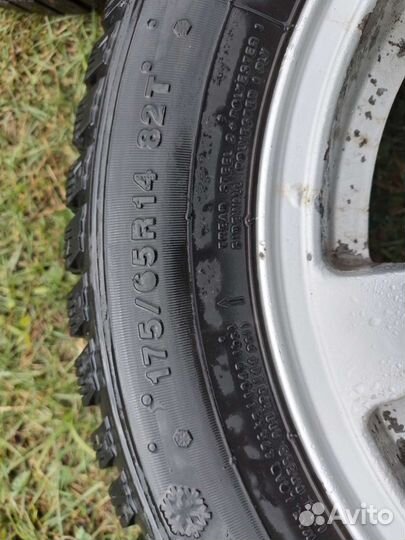 Комплект шин на литых дисках r 14