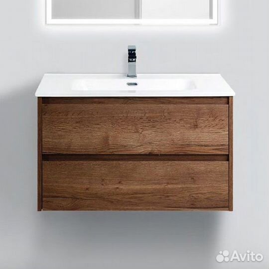 Тумба с раковиной BelBagno Kraft 90 rovere tabacco
