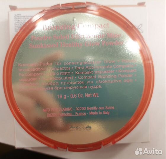 Clarins бронзер