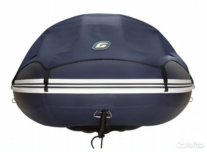 Лодка пвх Gladiator E380 PRO темно-синий