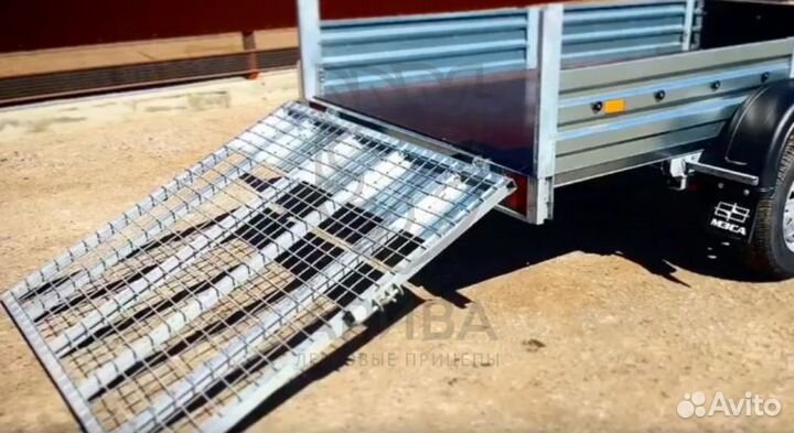 Прицеп с трапом 817730.022. Установка фаркопа