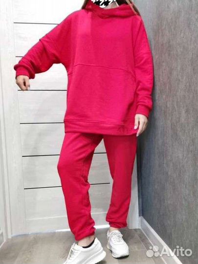 Костюм спортивный женский оверсайз футер